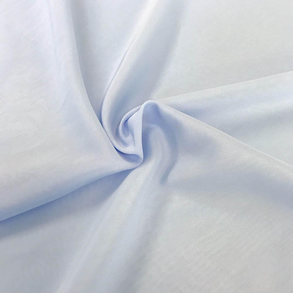 Polyester Chiffon Rod Pocket Curtains - Baby Blue - Image 4