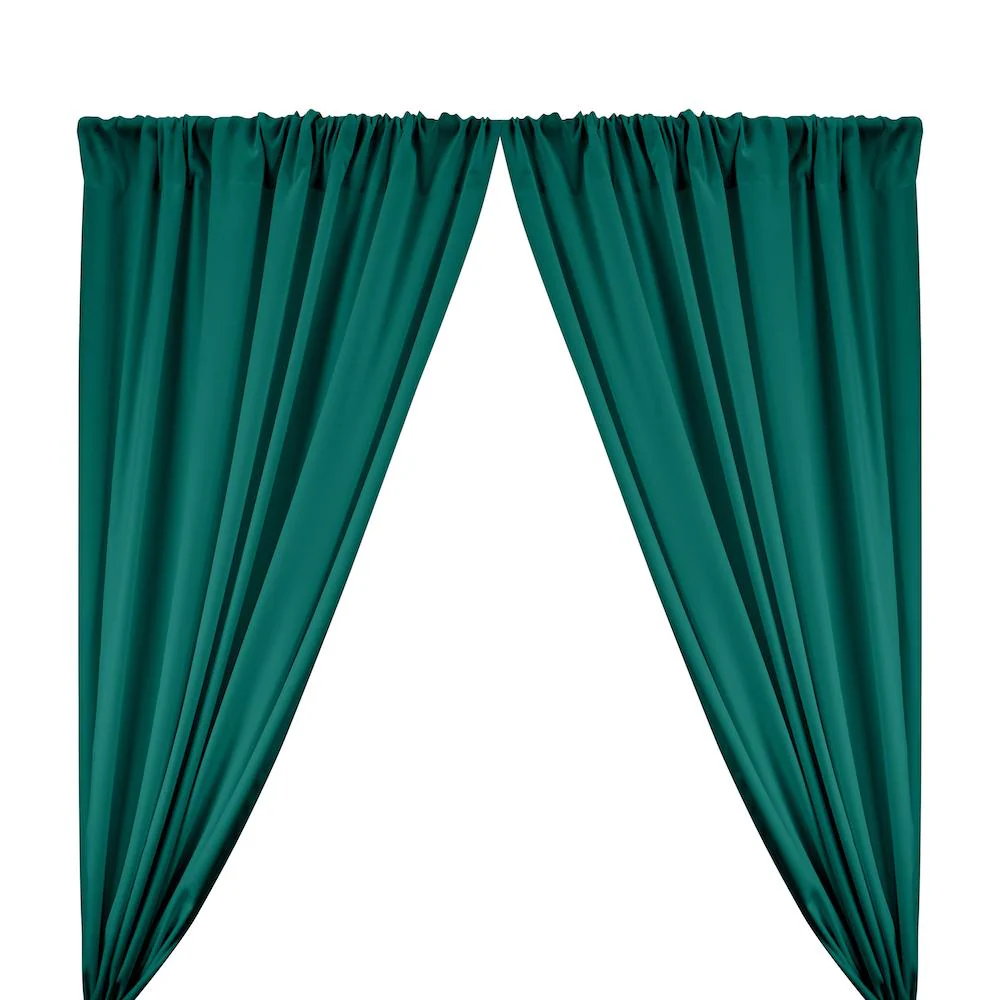 Poplin (60 Inch) Rod Pocket Curtains - Teal