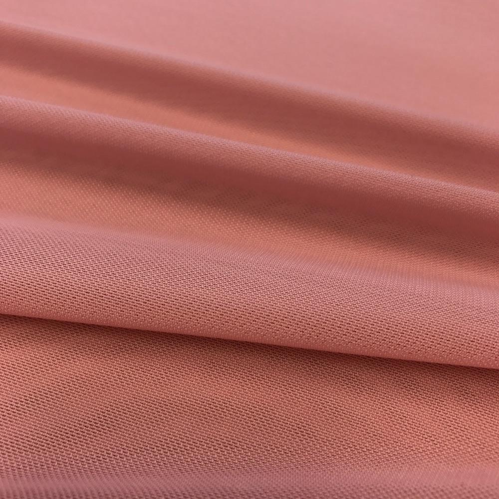 Power Mesh Rod Pocket Curtains - Dusty Rose - Image 3