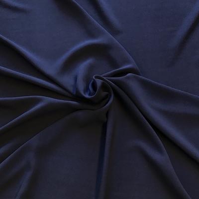 Rayon Challis Rod Pocket Curtains - Navy - Image 3
