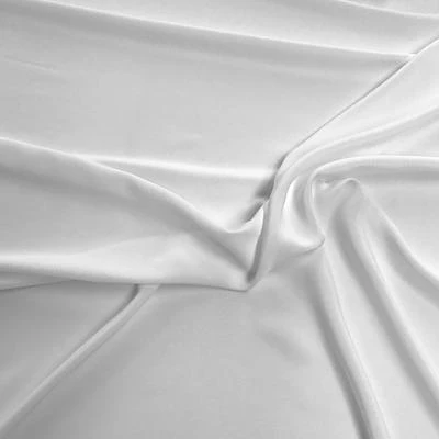 Rayon Challis Rod Pocket Curtains (All Colors Available) - White - Image 3