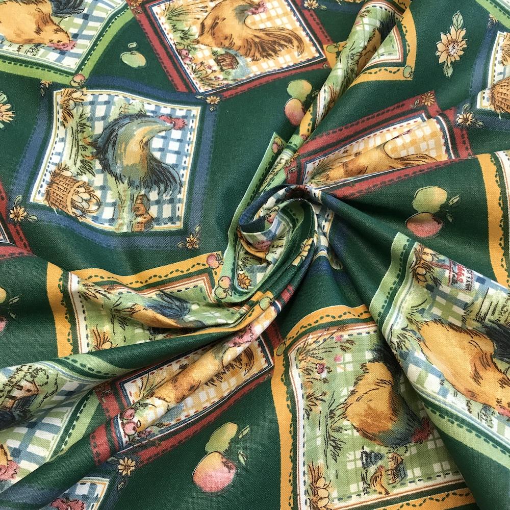 Rooster Hunter Printed Cotton - Image 2