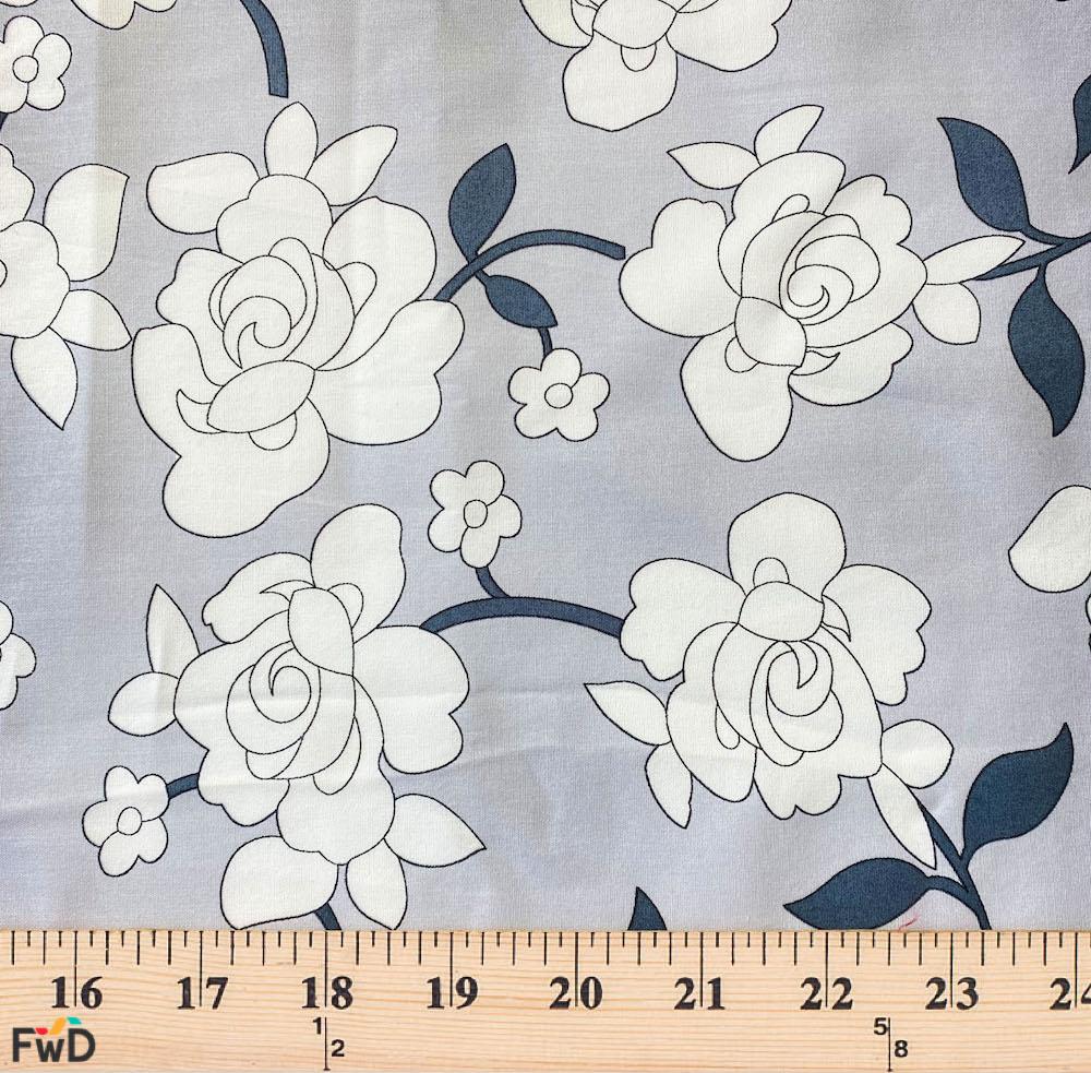 Rosette Printed Cotton Poplin - Image 13