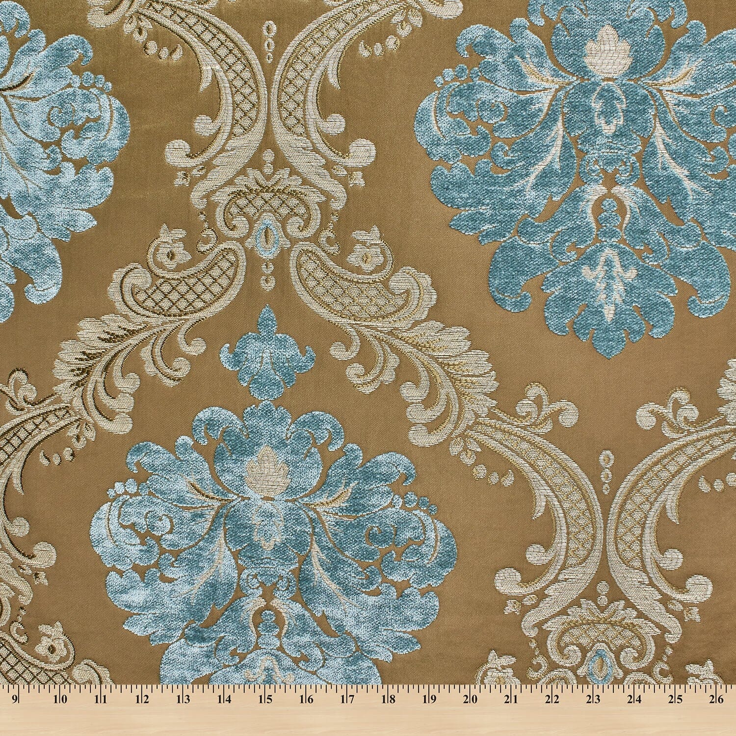 Royal Damask Chenille Upholstery Brocade Satin Jacquard - Image 13