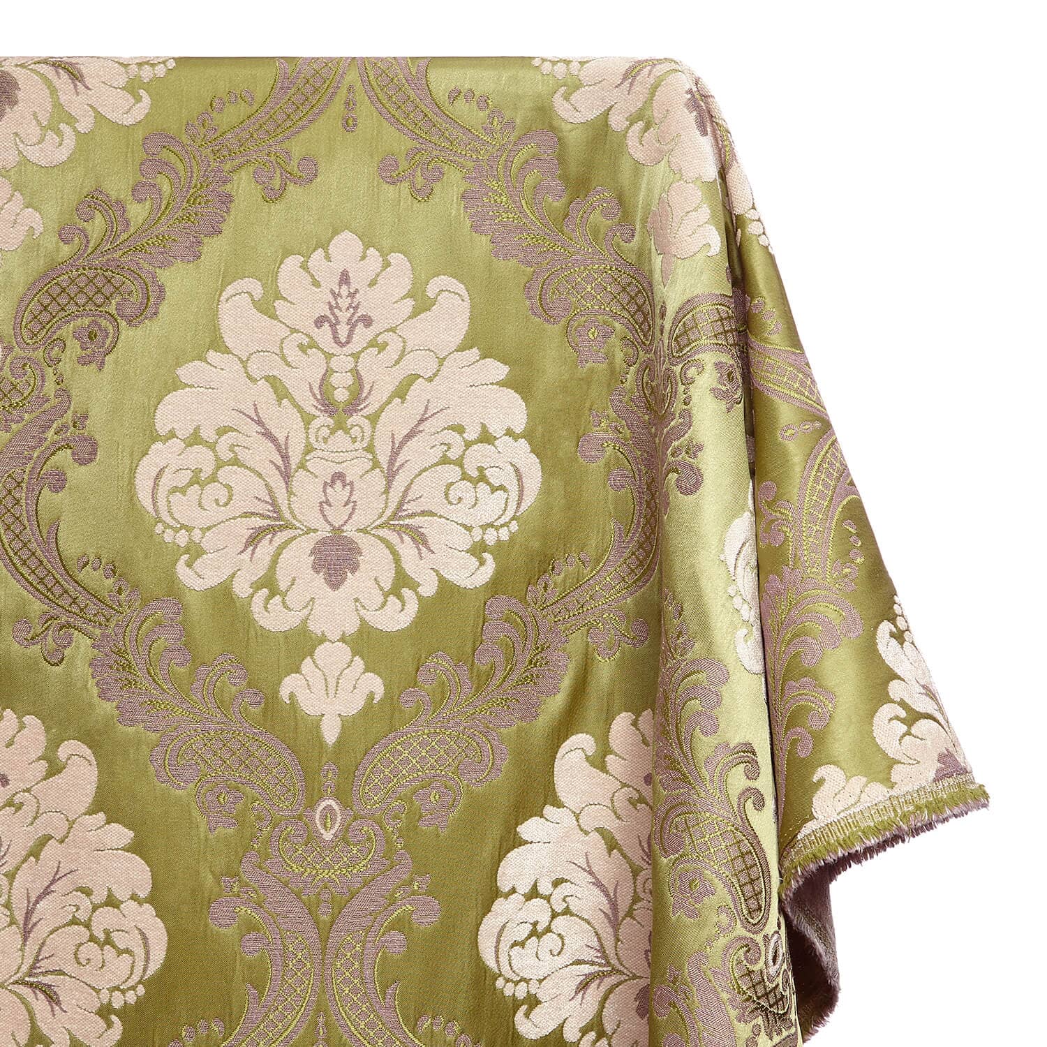 Royal Damask Chenille Upholstery Brocade Satin Jacquard - Image 14