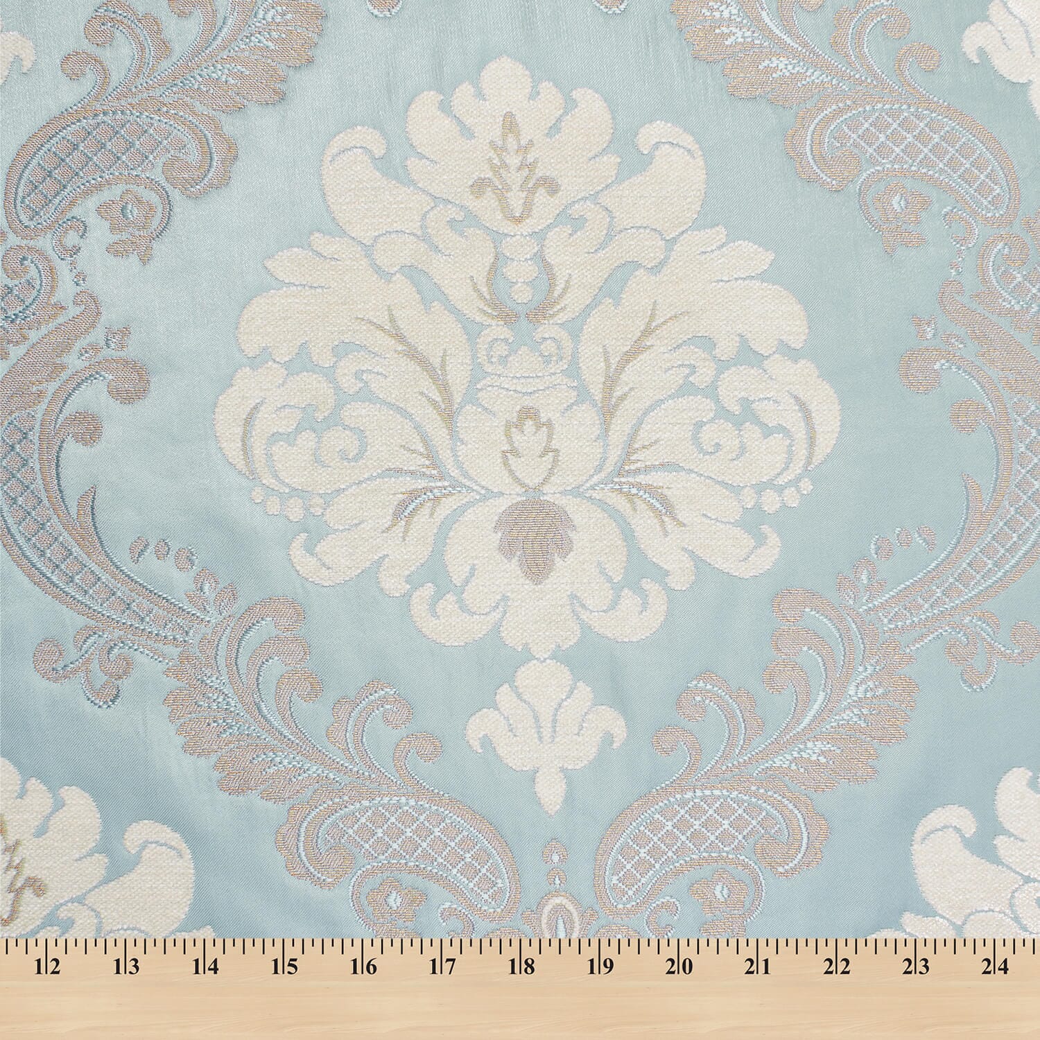 Royal Damask Chenille Upholstery Brocade Satin Jacquard - Image 21