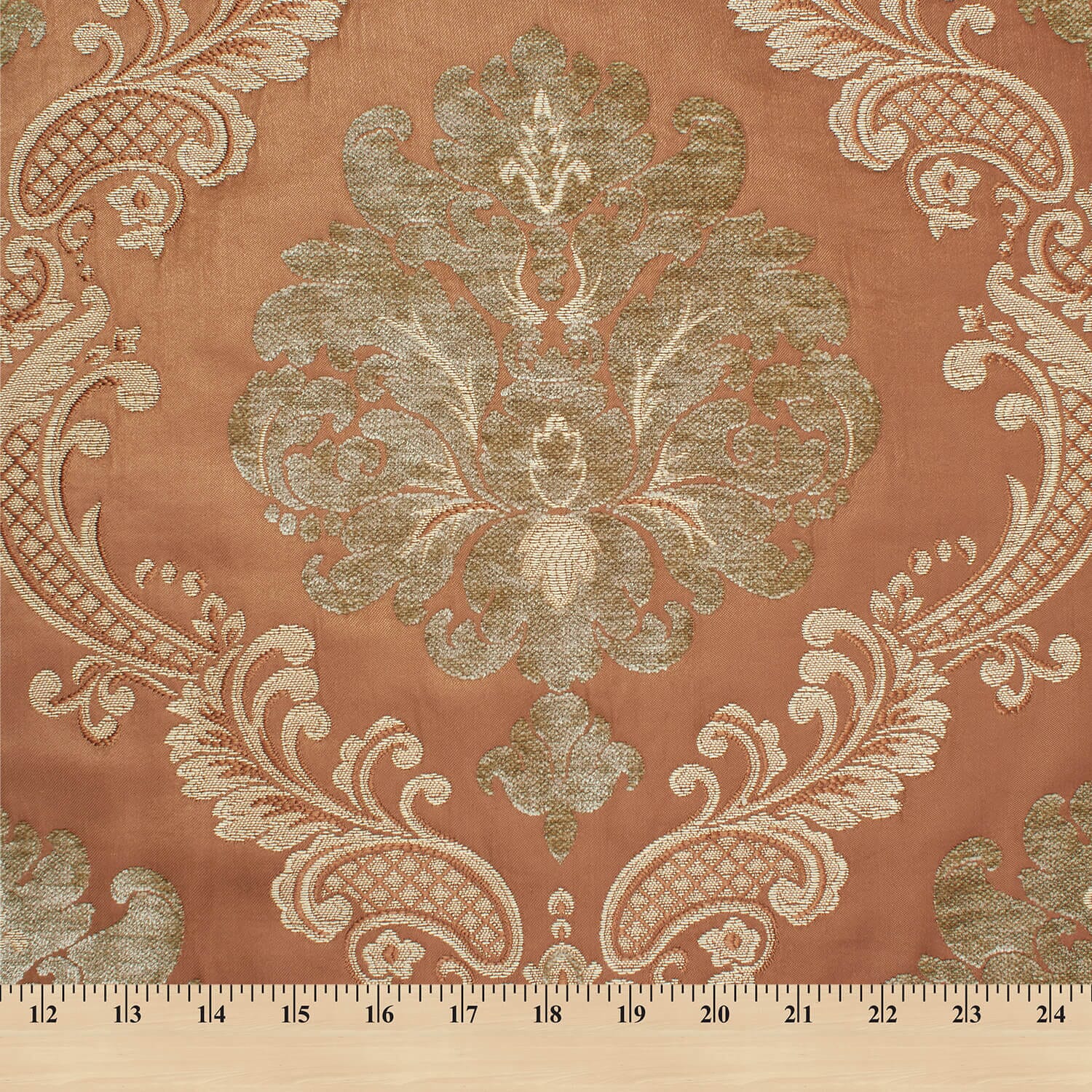 Royal Damask Chenille Upholstery Brocade Satin Jacquard - Image 5