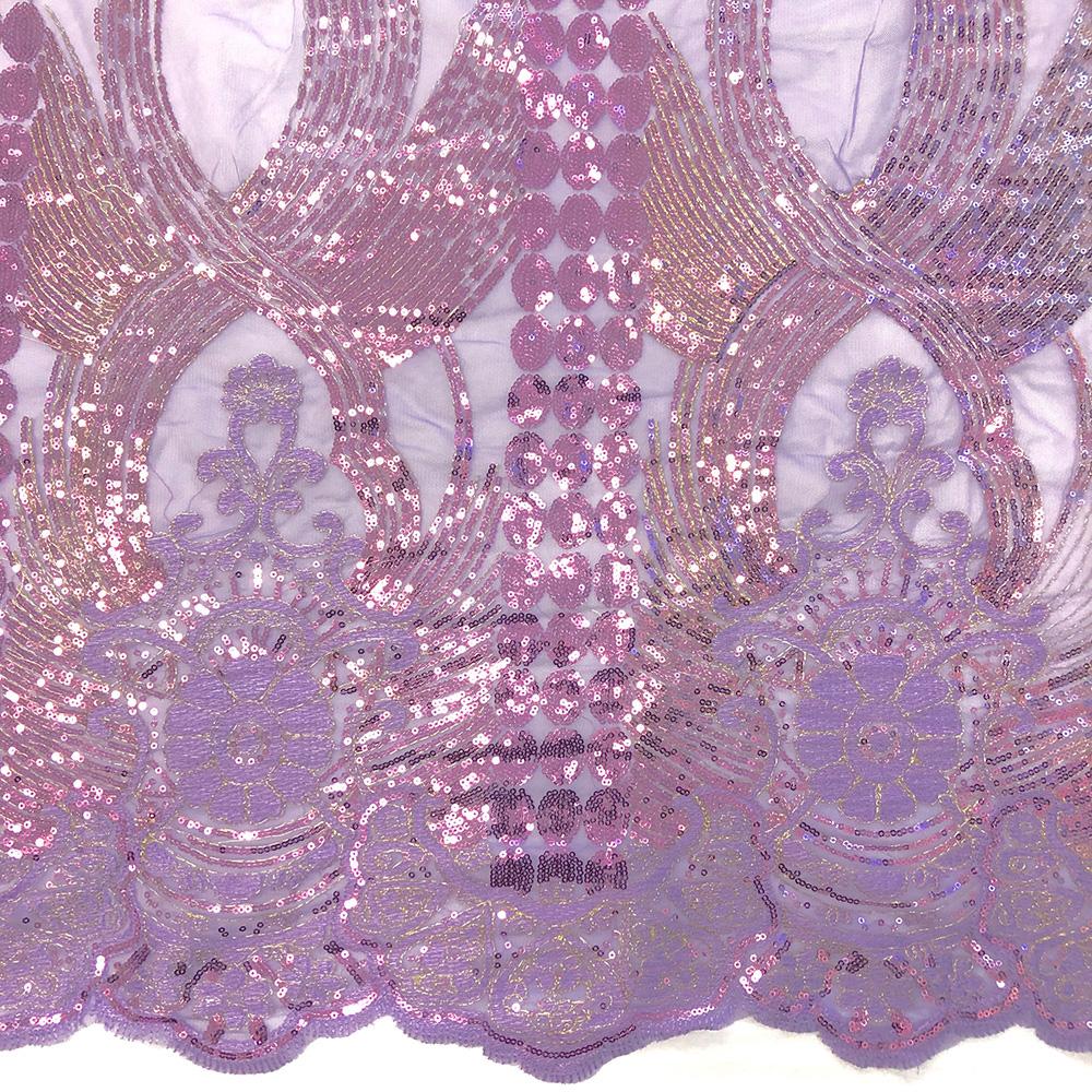 Royal Sequins on Mesh