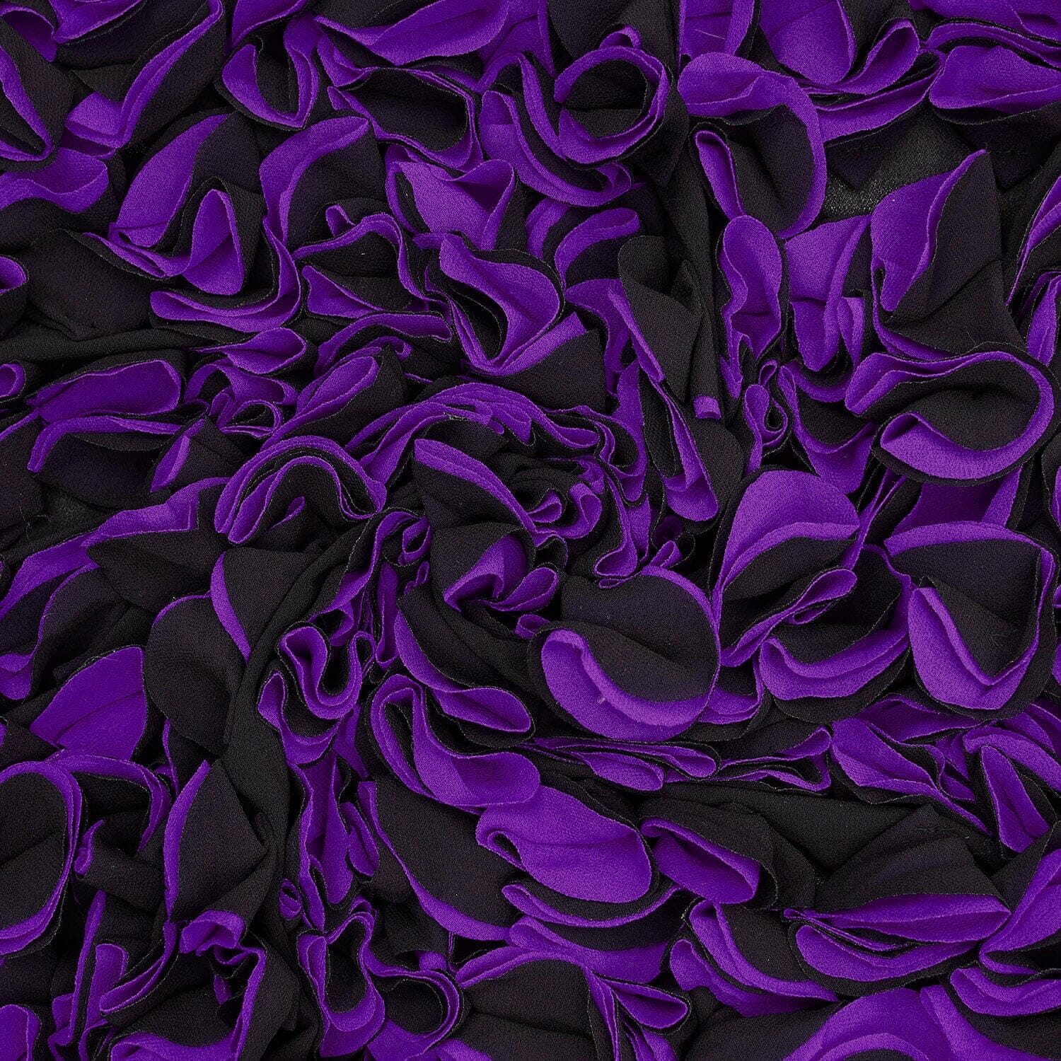 Ruffled Bulbs Embroidered on Chiffon - Image 12