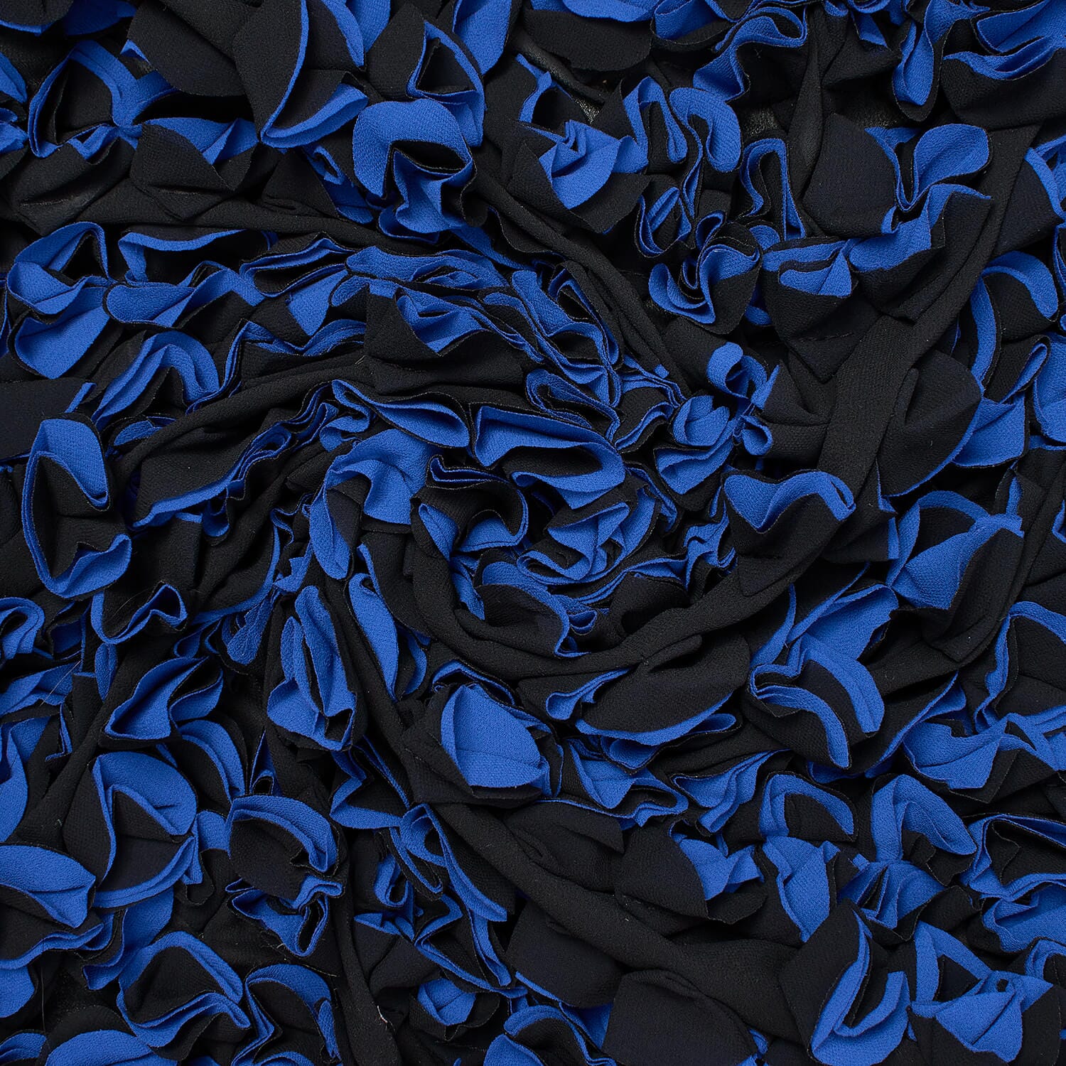 Ruffled Bulbs Embroidered on Chiffon - Image 6