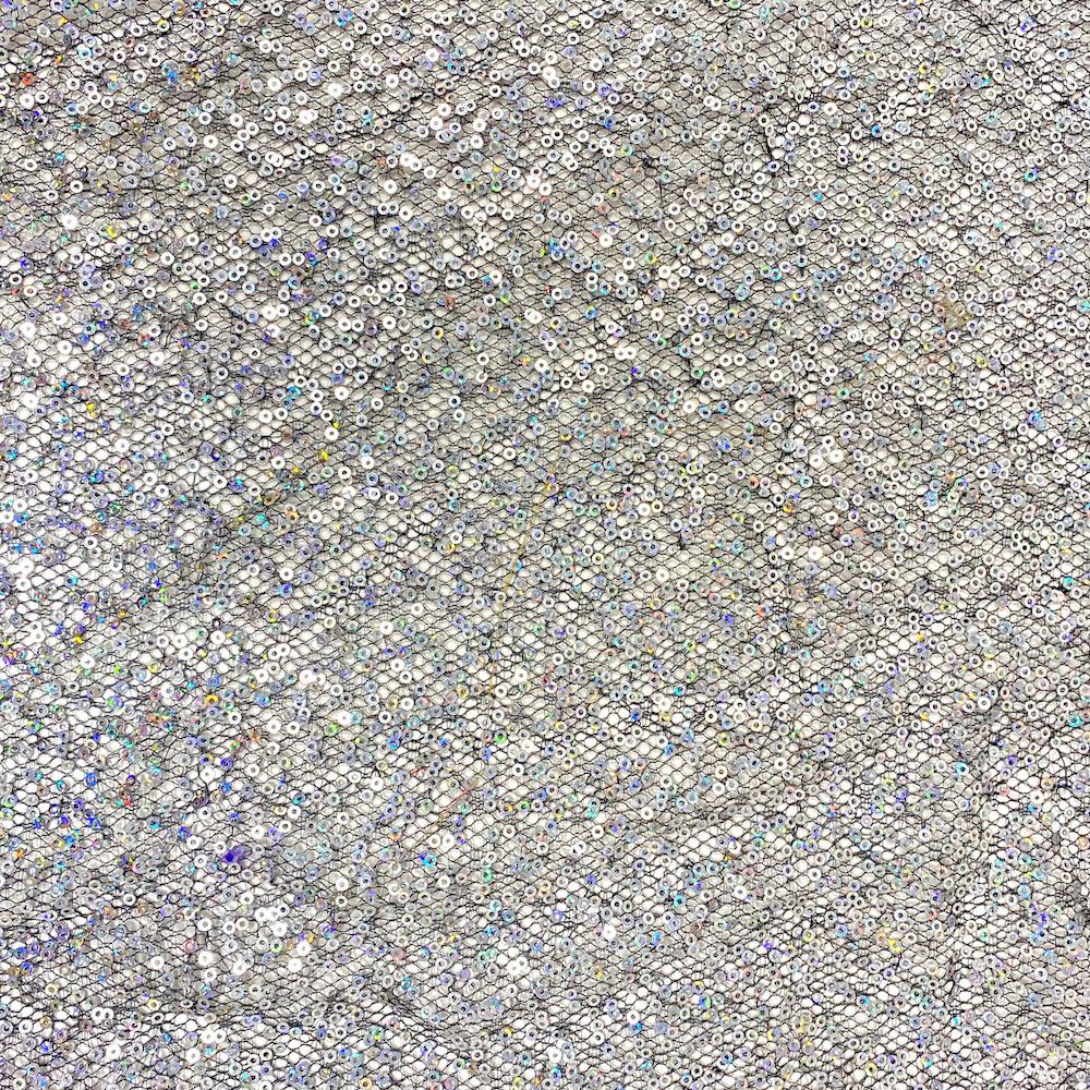 Scattered Micro Sequins on Chemical Mesh - Image 21