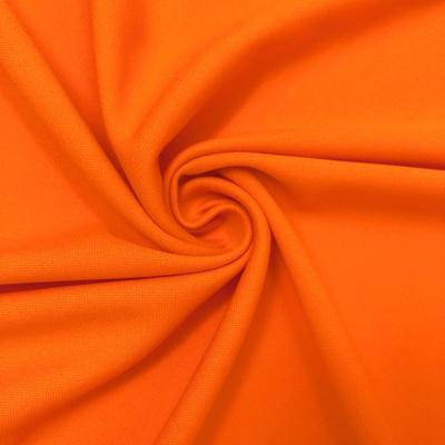 Scuba Double Knit Rod Pocket Curtains - Orange - Image 3