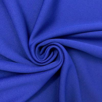 Scuba Double Knit Rod Pocket Curtains - Royal Blue - Image 3