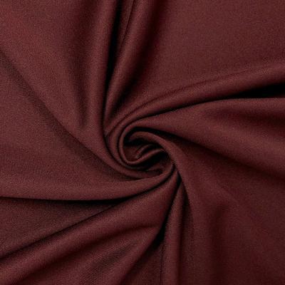 Scuba Double Knit Rod Pocket Curtains - Wine - Image 3