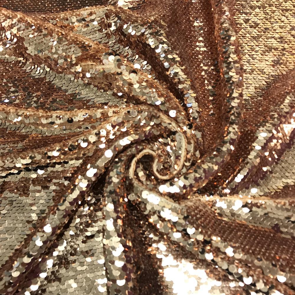 All-Over Sequins Mermaid Scale on Stretch Mesh - Image 2