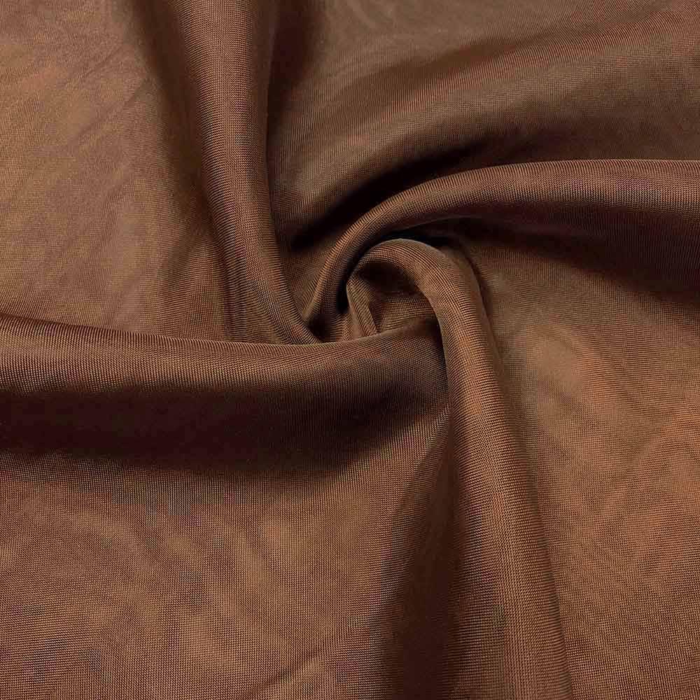 Sheer Voile Rod Pocket Curtains - Brown - Image 3