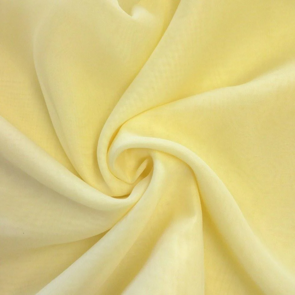 Sheer Voile Rod Pocket Curtains - Maize - Image 3