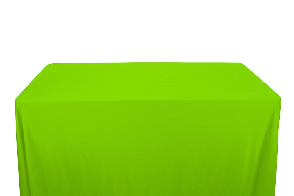 Shiny Milliskin Tricot Banquet Rectangular Table Covers - 6 Feet - Image 16