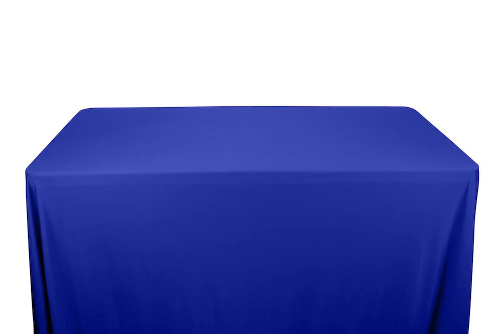 Shiny Milliskin Tricot Banquet Rectangular Table Covers - 6 Feet - Image 23