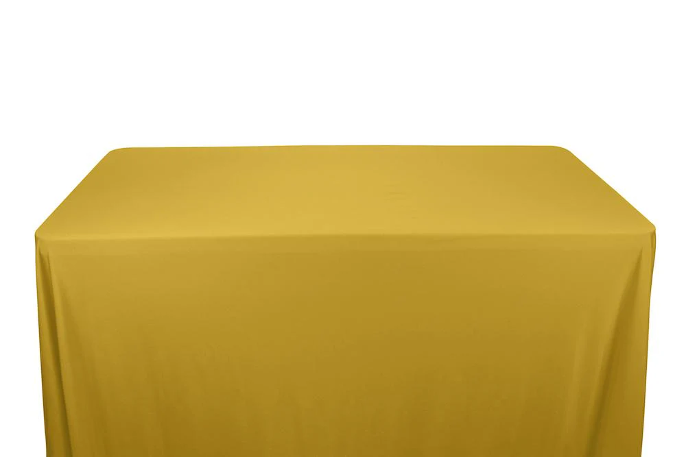 Shiny Milliskin Tricot Banquet Rectangular Table Covers - 8 Feet - Image 12