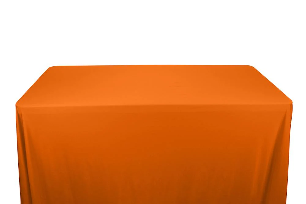 Shiny Milliskin Tricot Banquet Rectangular Table Covers - 8 Feet - Image 14