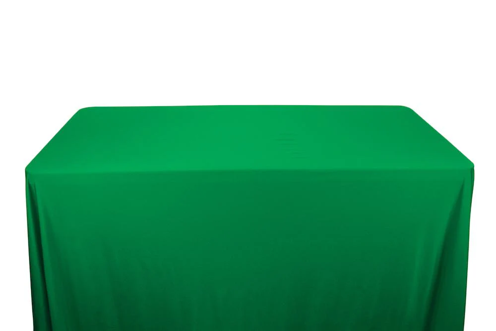 Shiny Milliskin Tricot Banquet Rectangular Table Covers - 8 Feet - Image 17