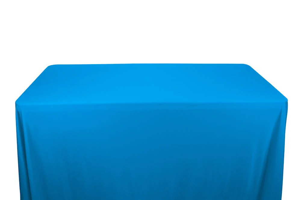Shiny Milliskin Tricot Banquet Rectangular Table Covers - 8 Feet - Image 21