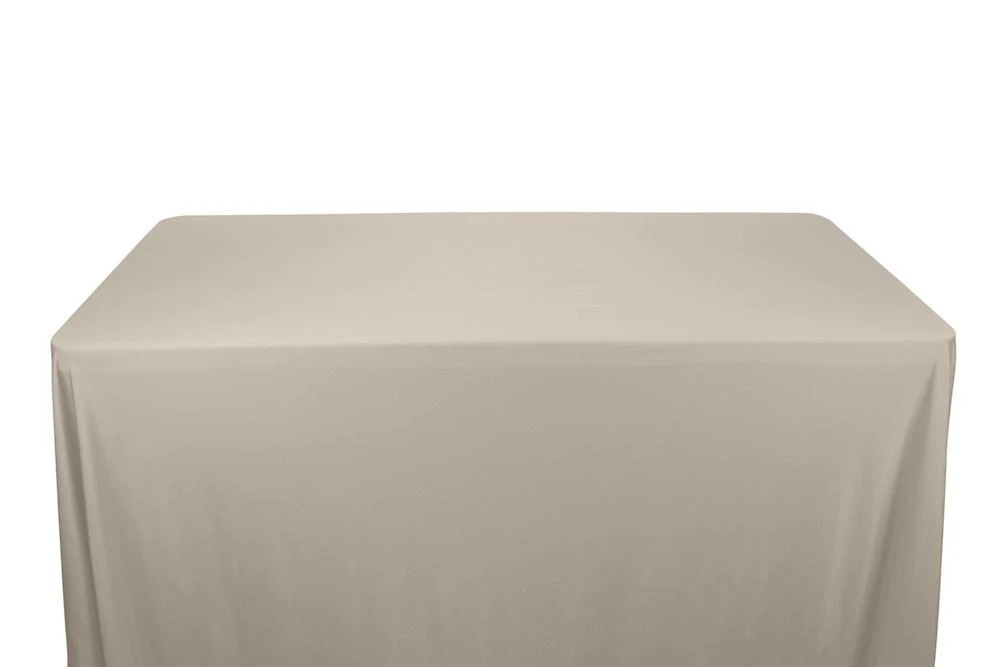 Shiny Milliskin Tricot Banquet Rectangular Table Covers - 8 Feet - Image 3
