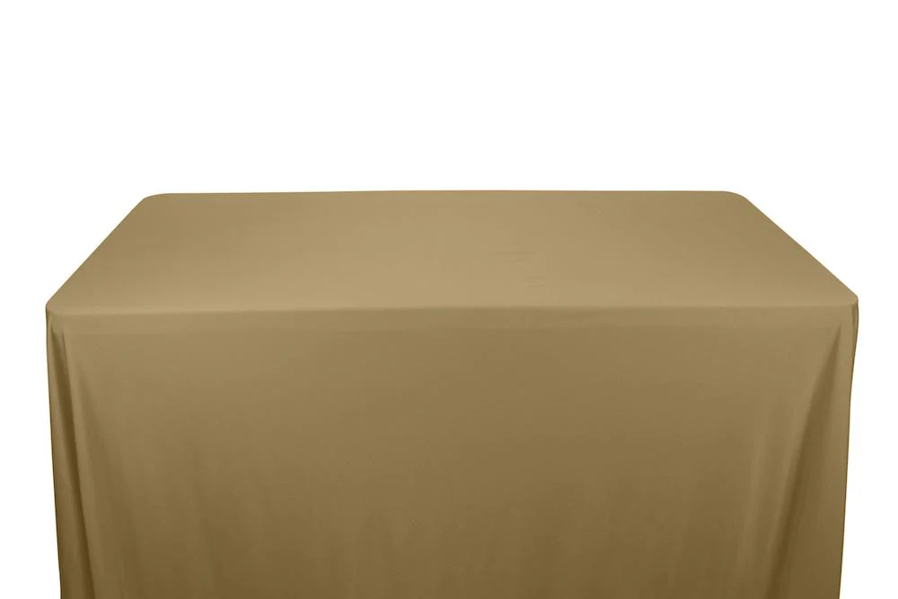 Shiny Milliskin Tricot Banquet Rectangular Table Covers - 8 Feet - Image 7
