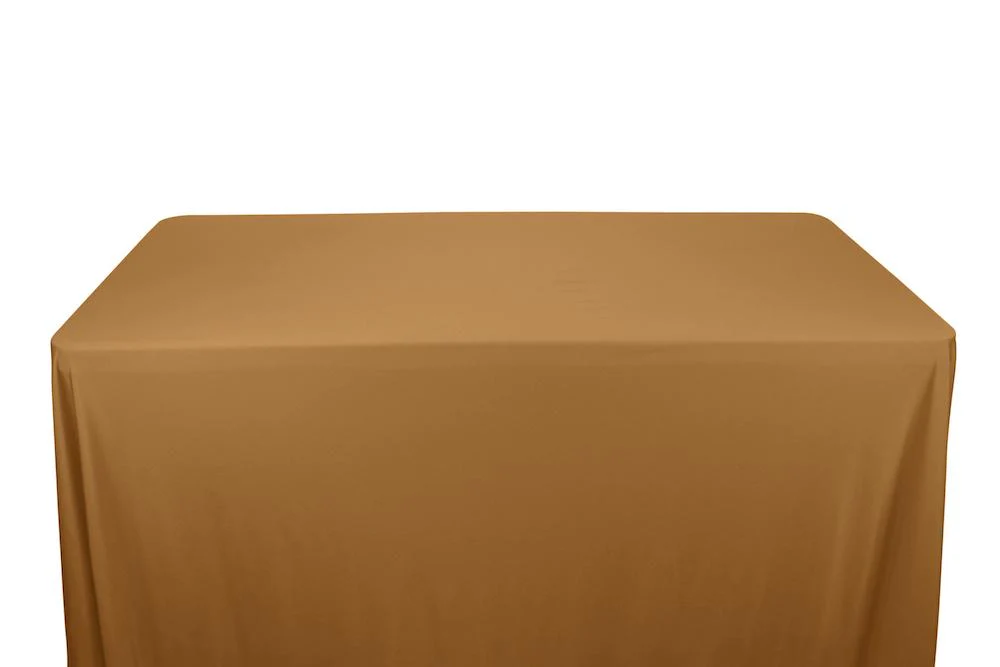 Shiny Milliskin Tricot Banquet Rectangular Table Covers - 8 Feet - Image 9
