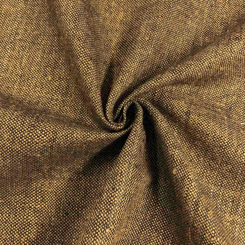 Silk Linen Matka Rod Pocket Curtains - Olive - Image 3