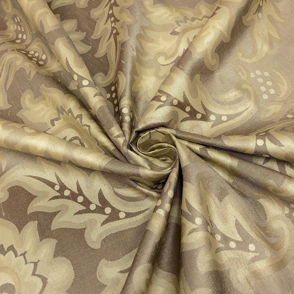 Silk Shantung Damask Floral Printed - Image 3