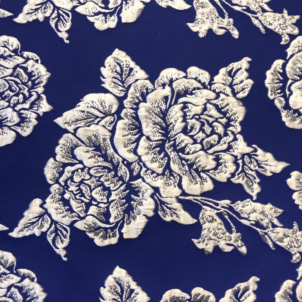 Silver 3D Metallic Jacquard - Image 11