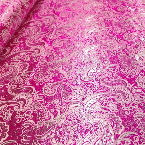 Silver Paisley Metallic Brocade - Image 17