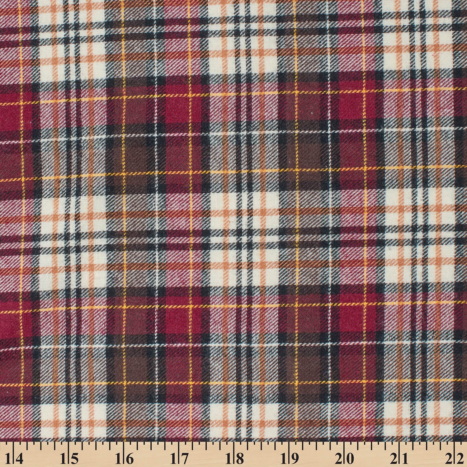 Simon Tartan Plaid Yarn Dyed Brushed Cotton Flannel - Image 5