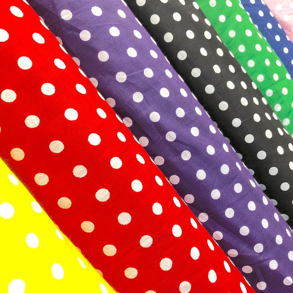 Small Polka Dot Cotton Poplin (43/44 Inch)