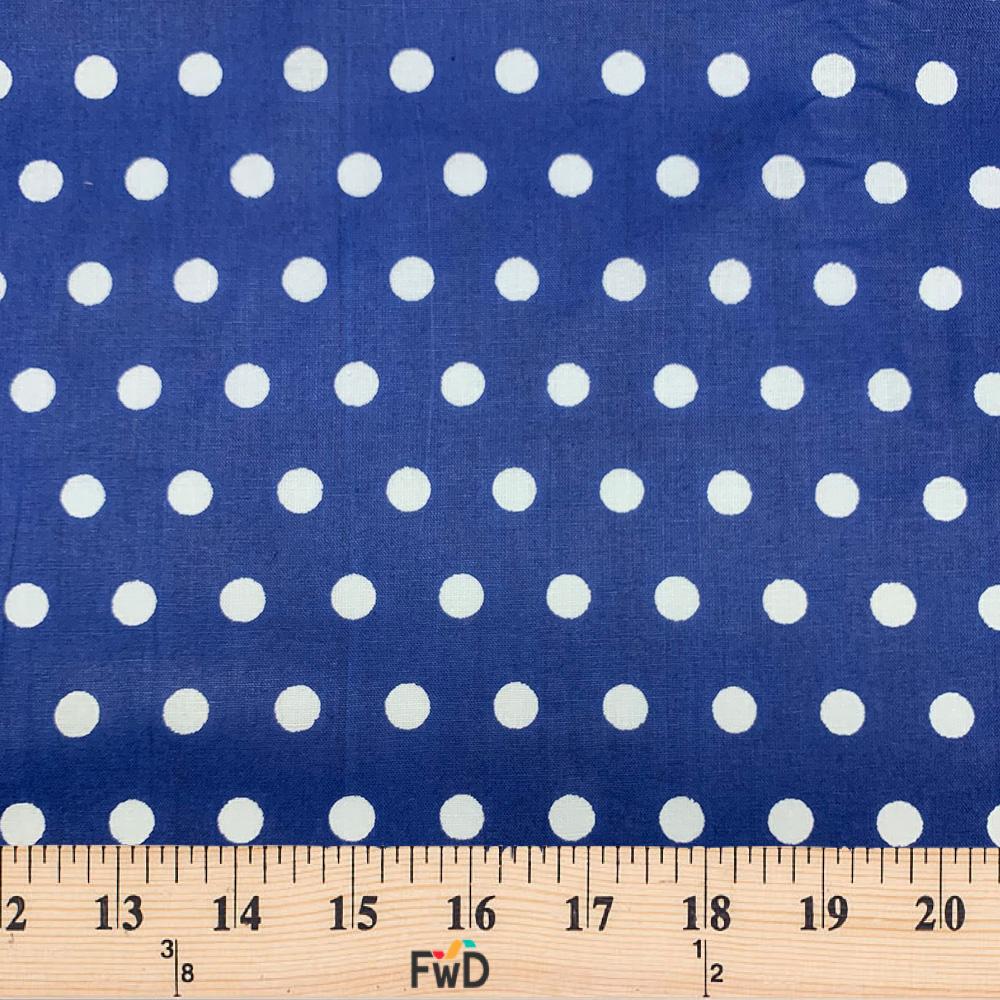 Small Polka Dot Cotton Poplin (43/44 Inch) - Image 60