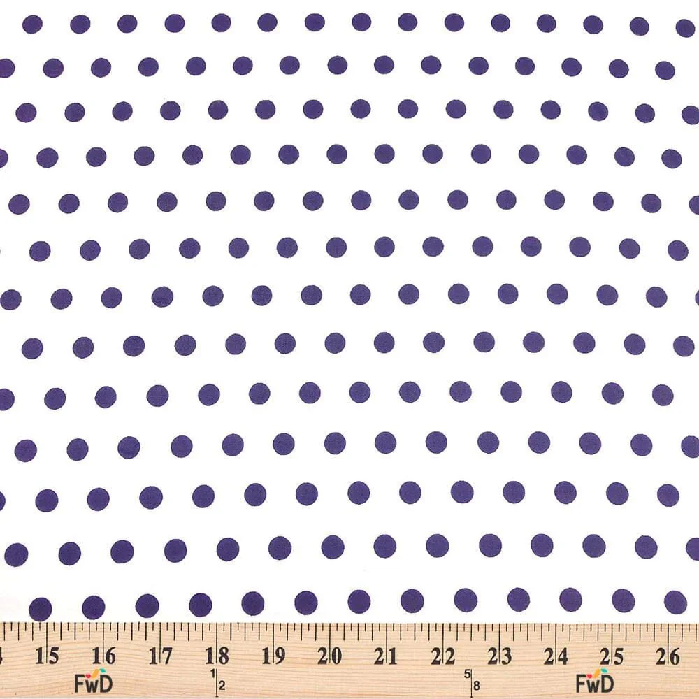 Small Polka Dot Cotton Poplin (43/44 Inch) - Image 64