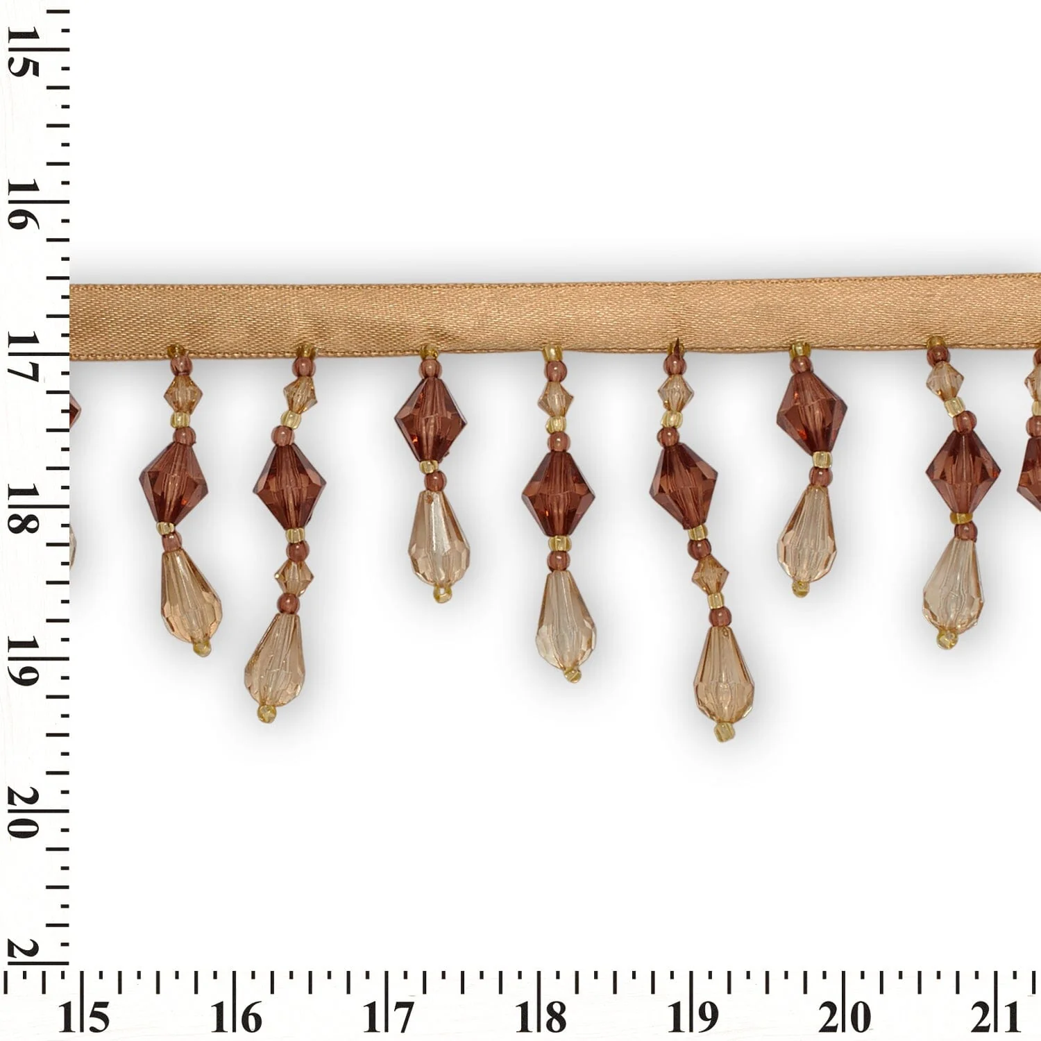 Small Teardrop Beaded Rhinestone Tassel Fringe Trim - Image 22