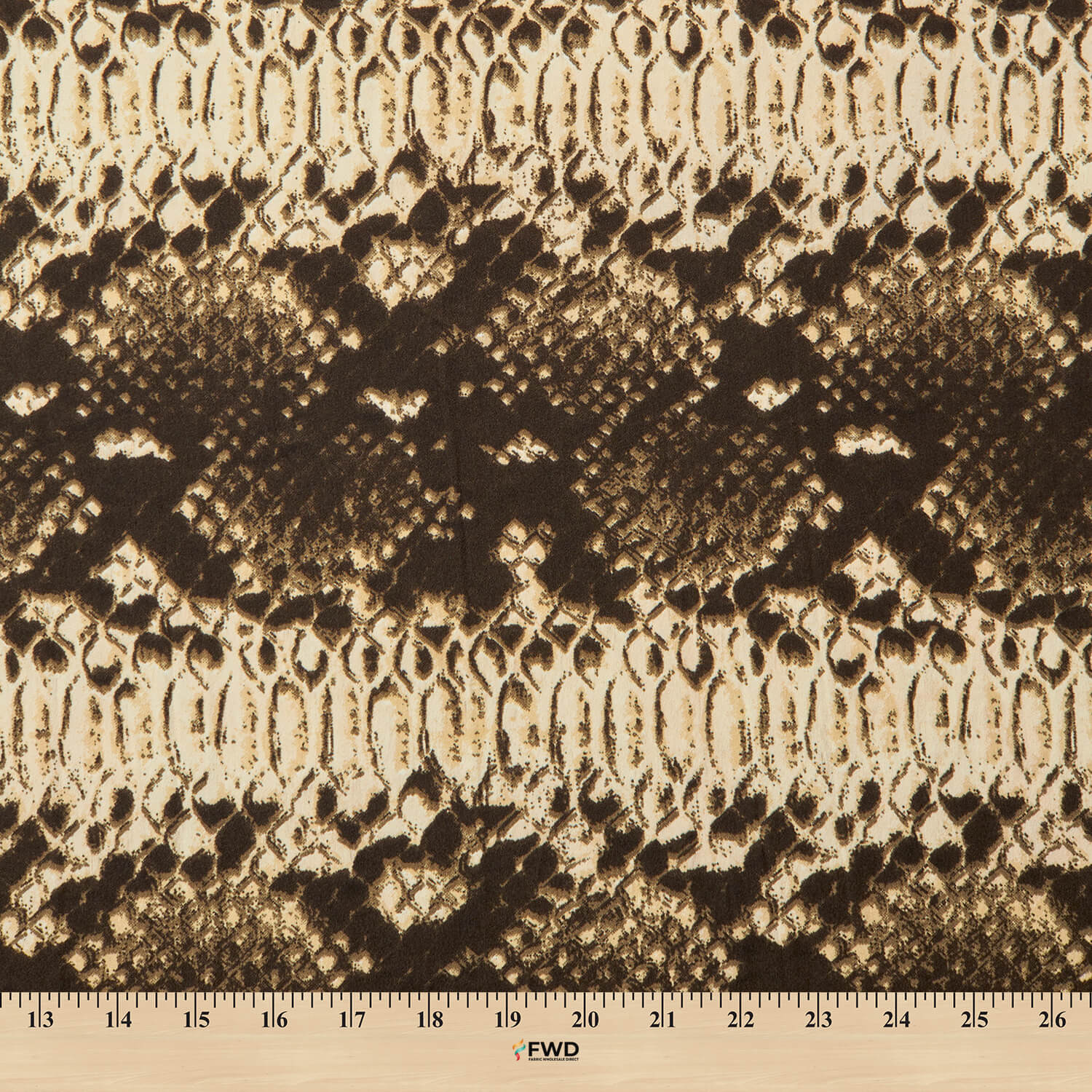 Snakeskin Crepe De Chine Print - Image 4