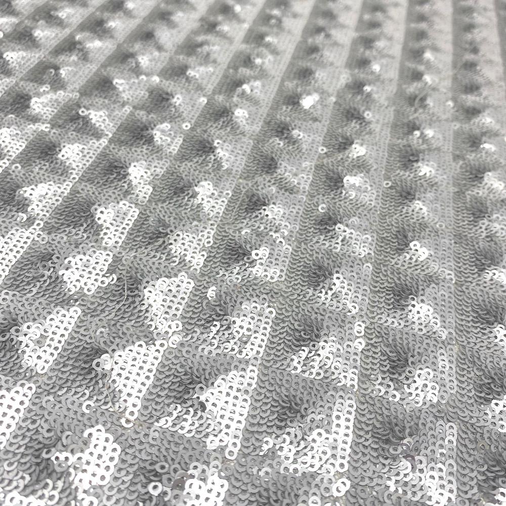 Square Crushed Sequins on Mesh - Image 3