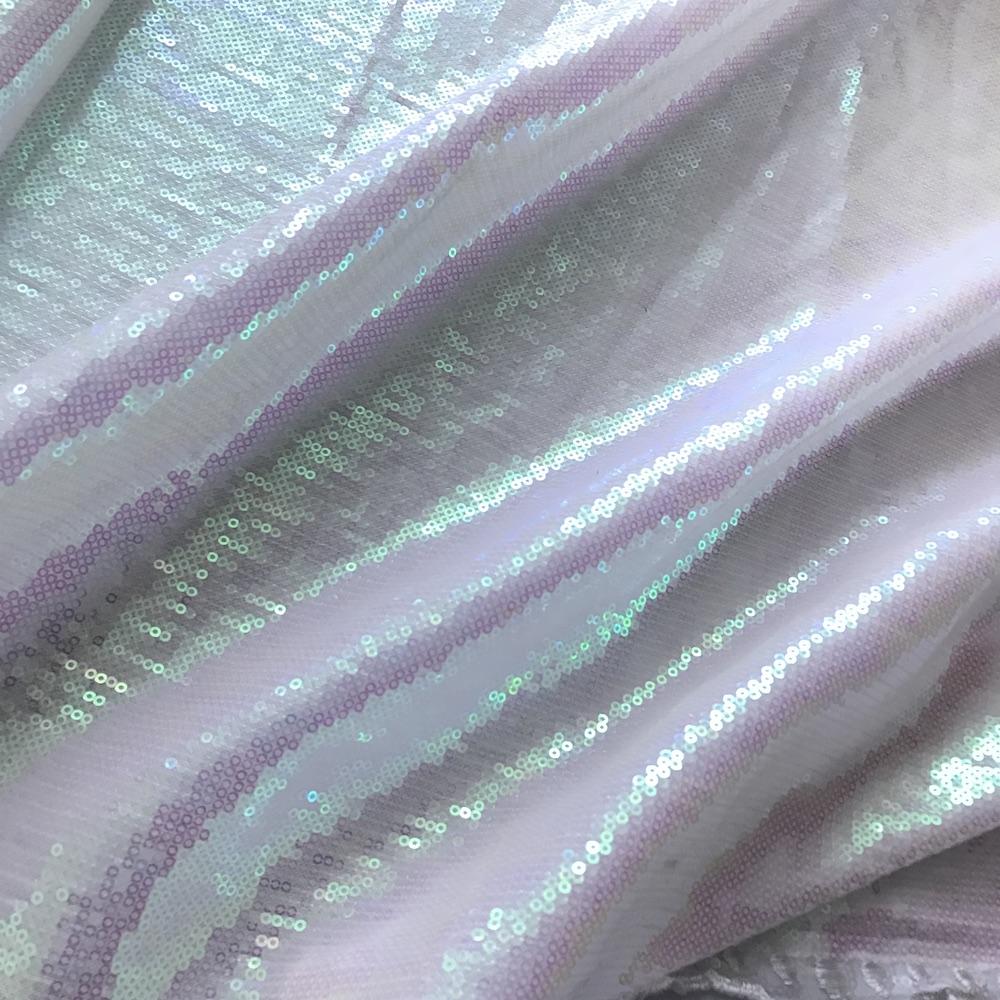 All-Over Micro Sequins Starlight on Stretch Mesh - Image 10