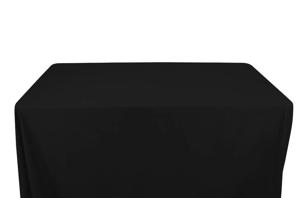 Stretch Broadcloth Banquet Rectangular Table Covers - 6 Feet - Image 16