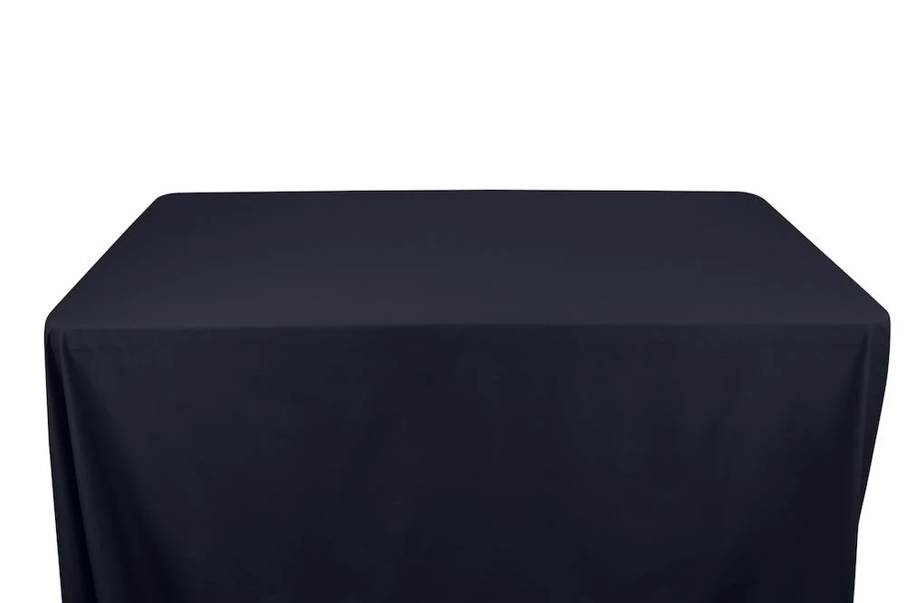 Stretch Broadcloth Banquet Rectangular Table Covers - 8 Feet - Image 14