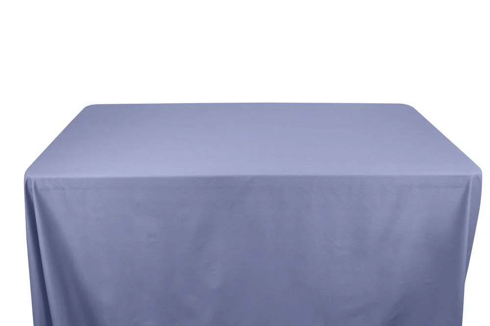 Stretch Broadcloth Banquet Rectangular Table Covers - 8 Feet - Image 4
