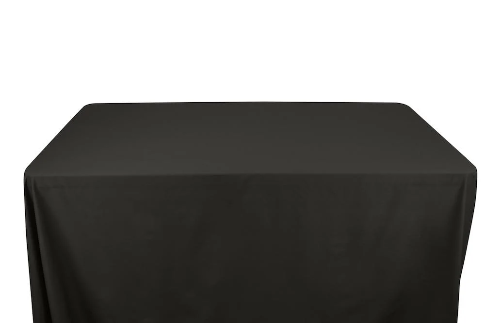 Stretch Broadcloth Banquet Rectangular Table Covers - 8 Feet - Image 6