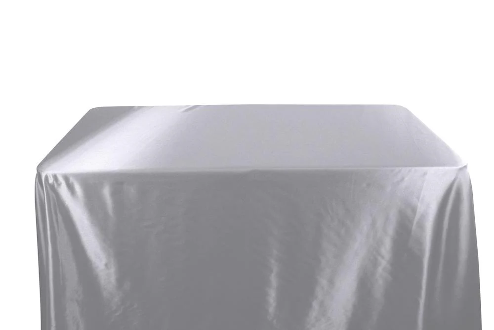 Stretch Charmeuse Satin Banquet Rectangular Table Covers - 8 Feet - Image 27