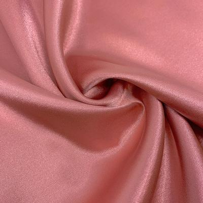 Stretch Charmeuse Satin Rod Pocket Curtains - Dusty Rose - Image 3