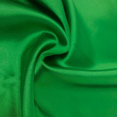 Stretch Charmeuse Satin Rod Pocket Curtains - Kelly Green - Image 3