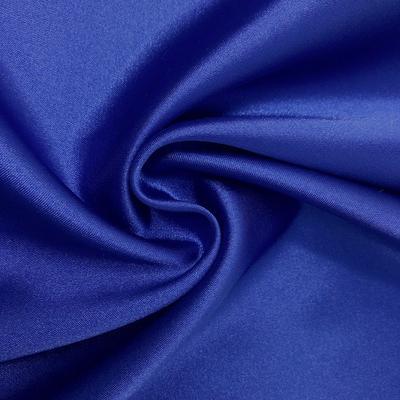 Stretch Charmeuse Satin Rod Pocket Curtains - Royal Blue - Image 3